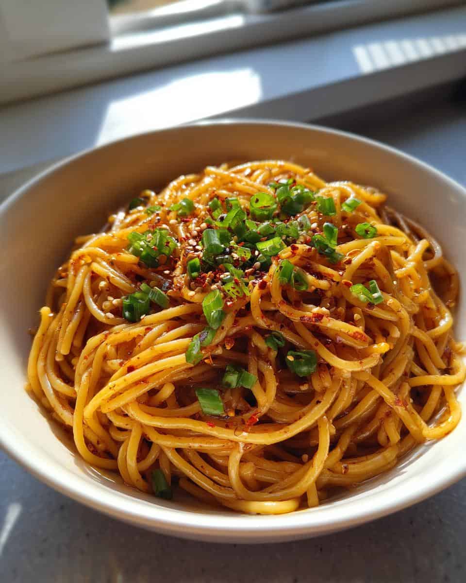 15 Minute Asian Garlic Noodles - detail 1