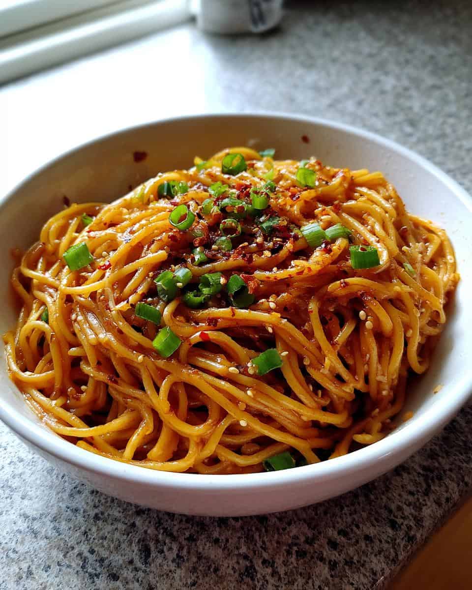15 Minute Asian Garlic Noodles - detail 2