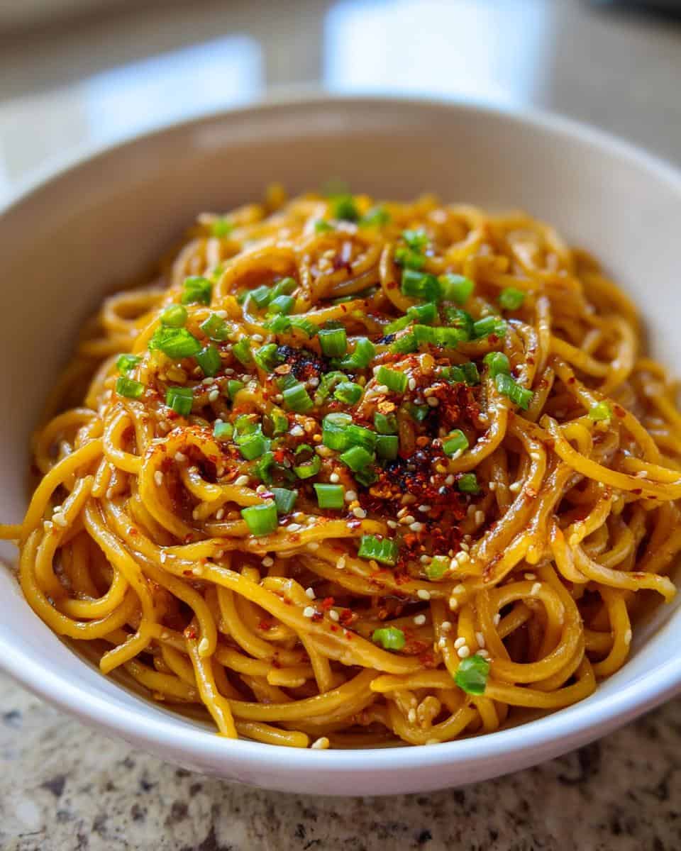 15 Minute Asian Garlic Noodles - detail 3