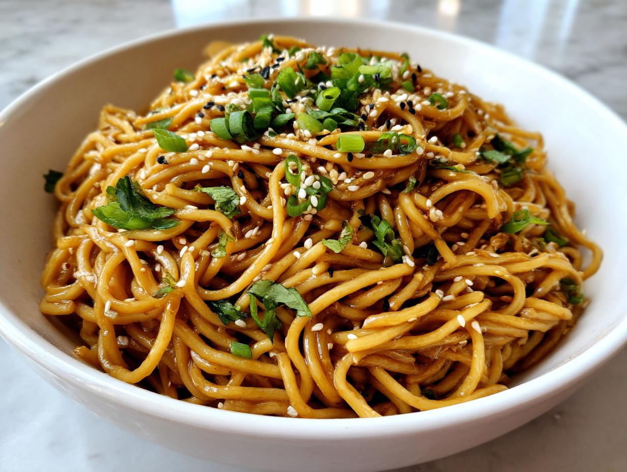 15-Minute Sesame Ginger Noodles: A Flavor Bomb in Minutes