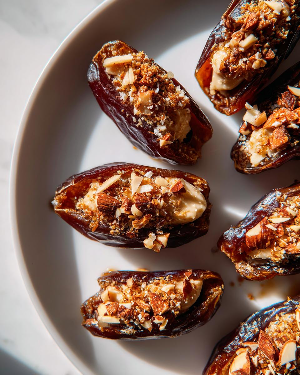 Almond Butter Stuffed Dates - detail 3