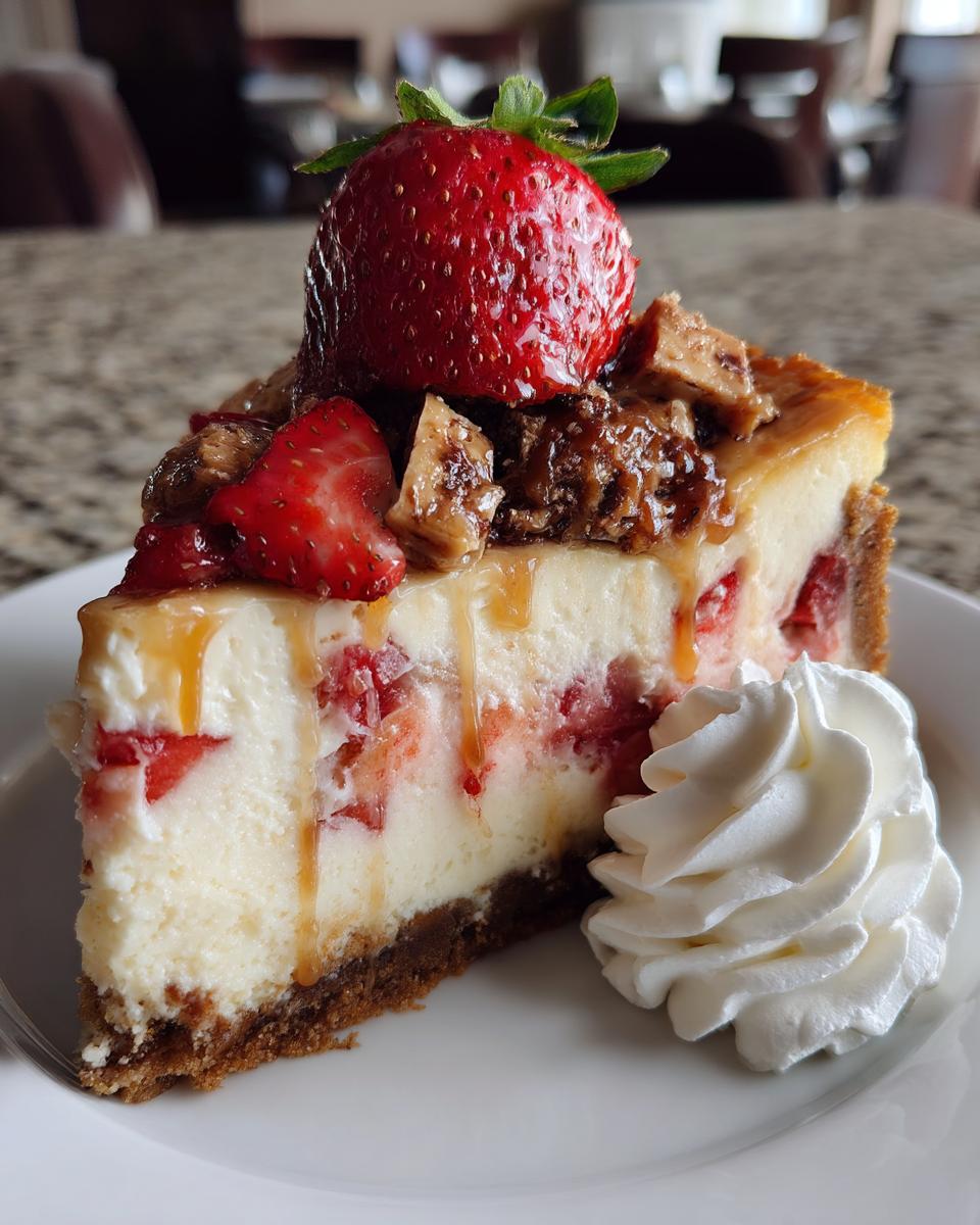 Snickers Strawberry Cheesecake Recipe - detail 3