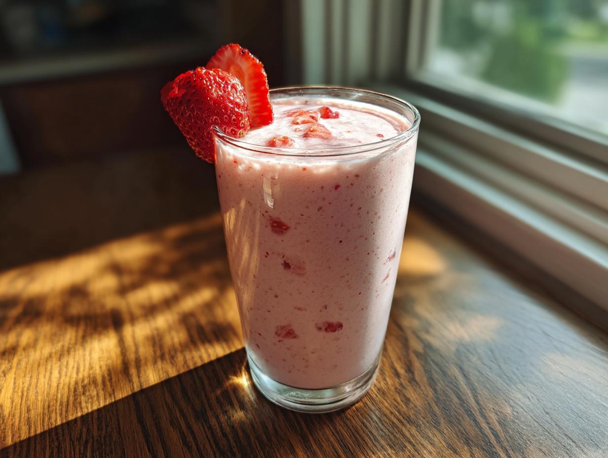 5-Minute Strawberry Banana Chia Seed Smoothie That Fuels Your Day
