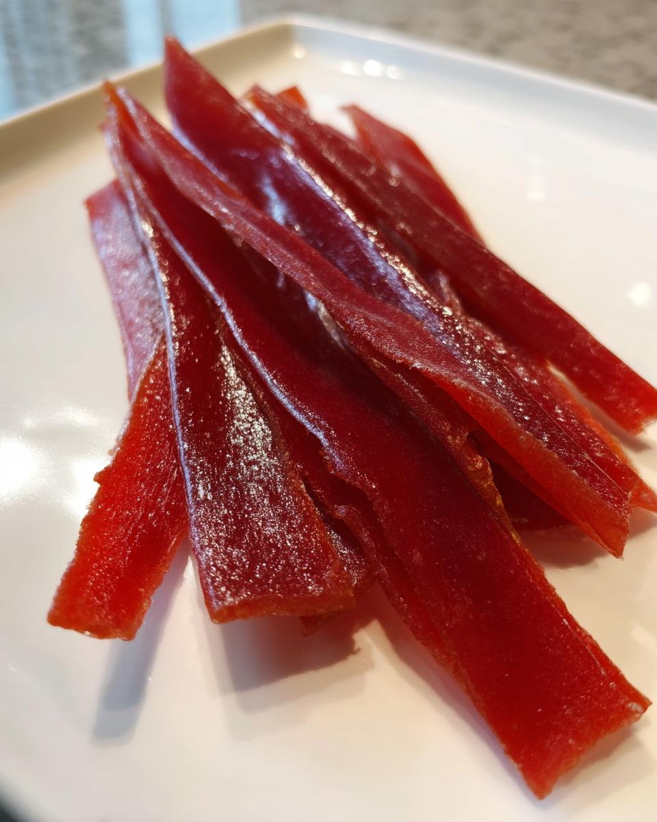 Strawberry Fruit Leather - detail 1