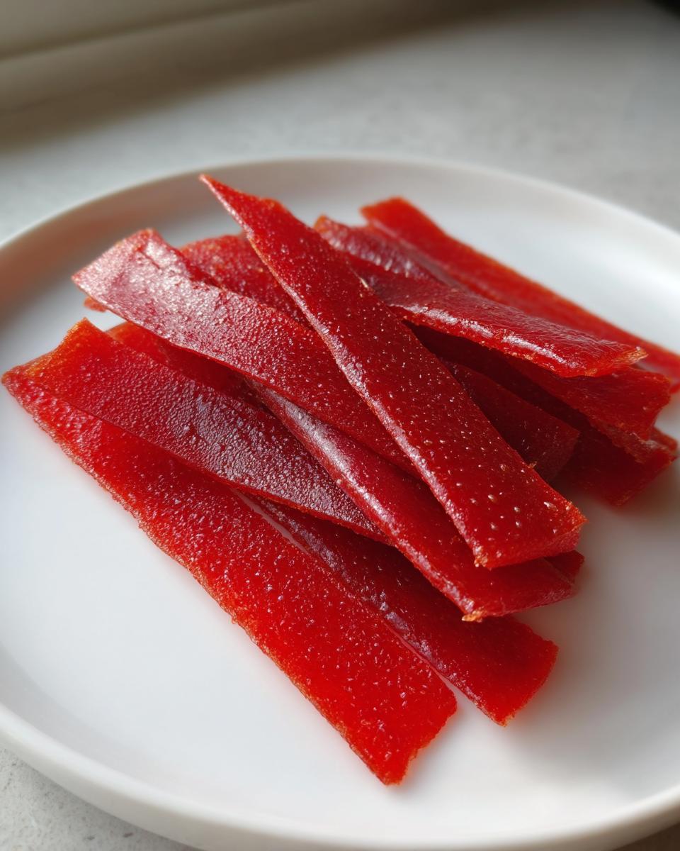 Strawberry Fruit Leather - detail 3