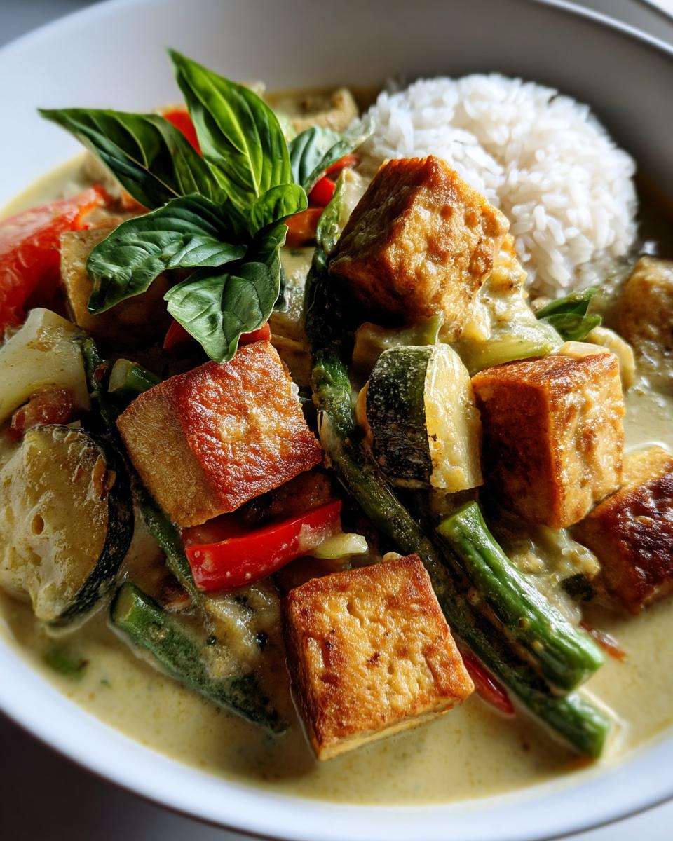 Thai Green Curry Tofu - detail 1