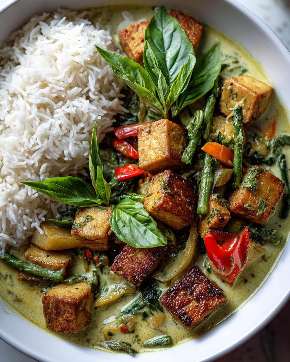 Thai Green Curry Tofu - detail 3