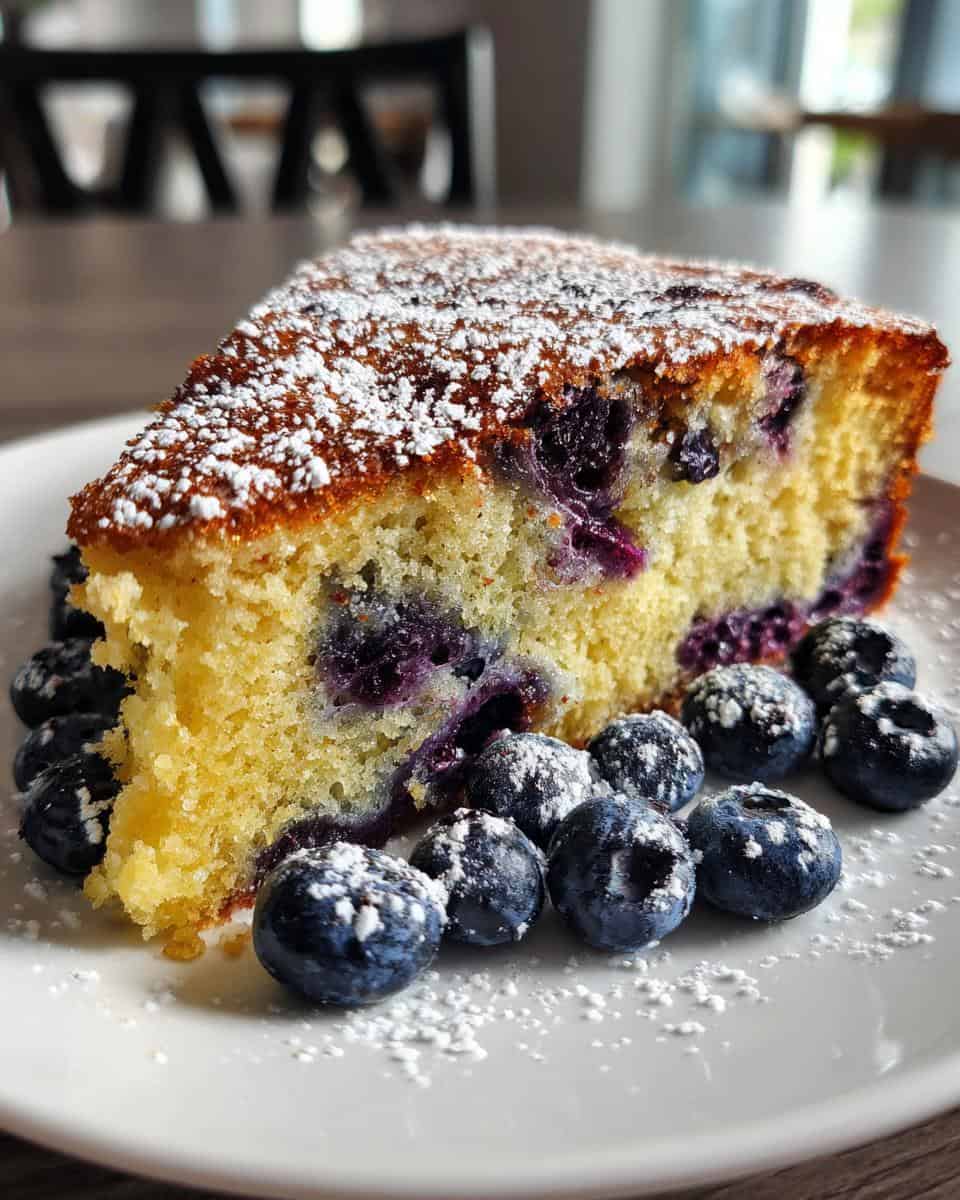 Blueberry Pancake Breakfast Cake - detail 1