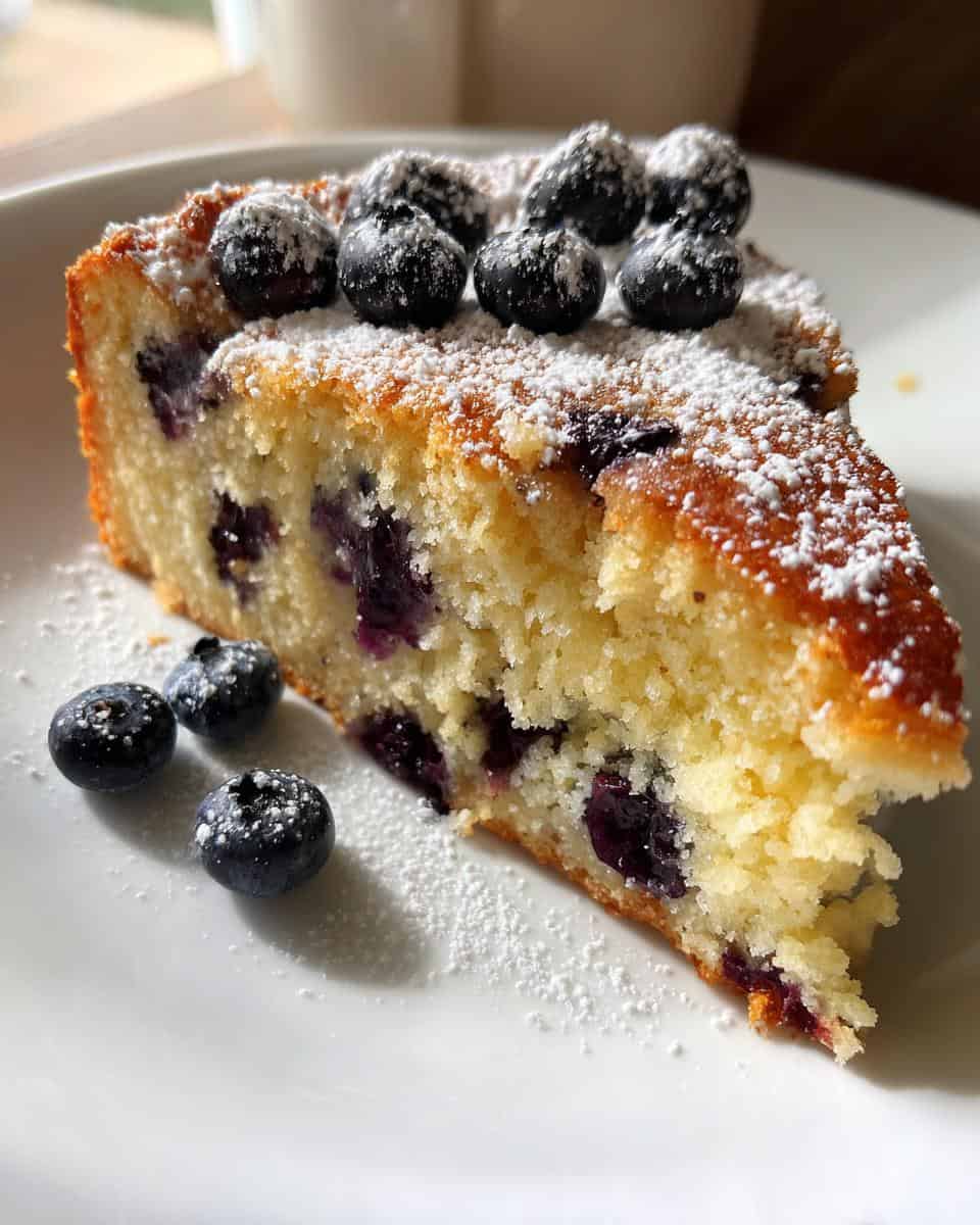Blueberry Pancake Breakfast Cake - detail 2