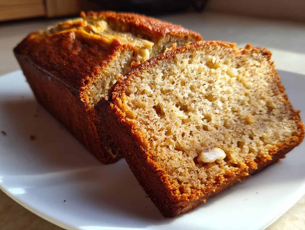 Magical 5-Ingredient Cottage Cheese Banana Bread Recipe