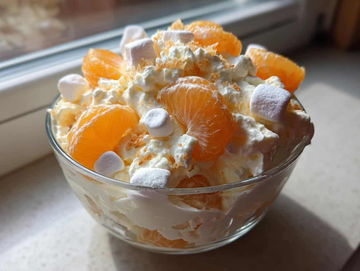 Irresistible 5-Ingredient Orange Fluff Recipe You Need Now