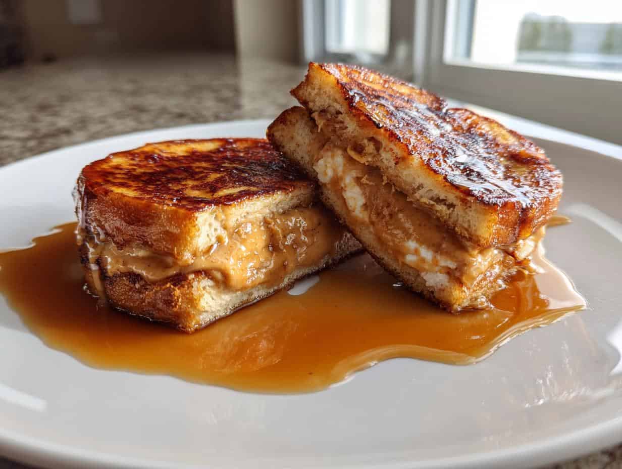 Peanut Butter-Stuffed French Toast: 15-Minute Breakfast Bliss