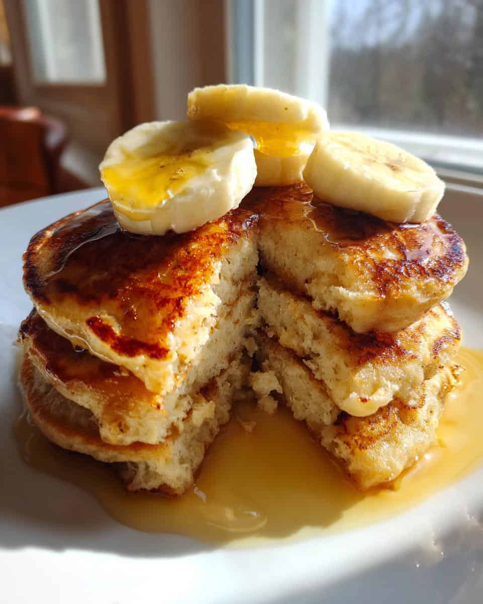 Protein pancakes with banana - detail 1