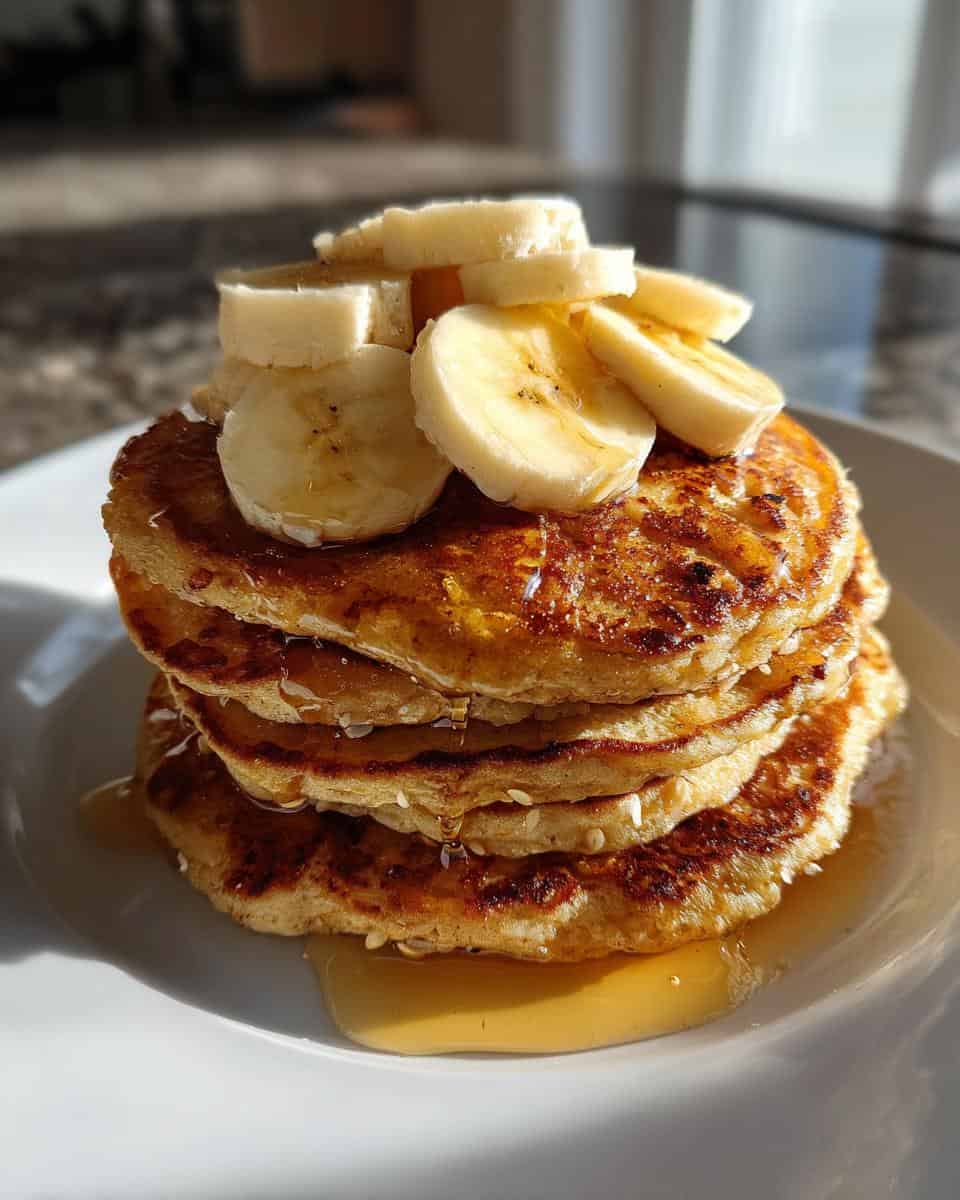Protein pancakes with banana - detail 2