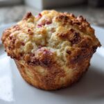 Rhubarb Muffins with Greek Yogurt