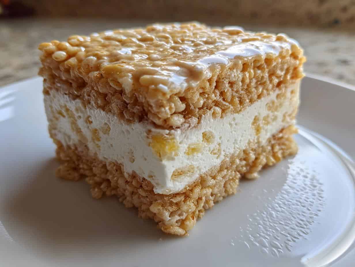 Irresistible Rice Krispie Ice Cream in 15 Minutes
