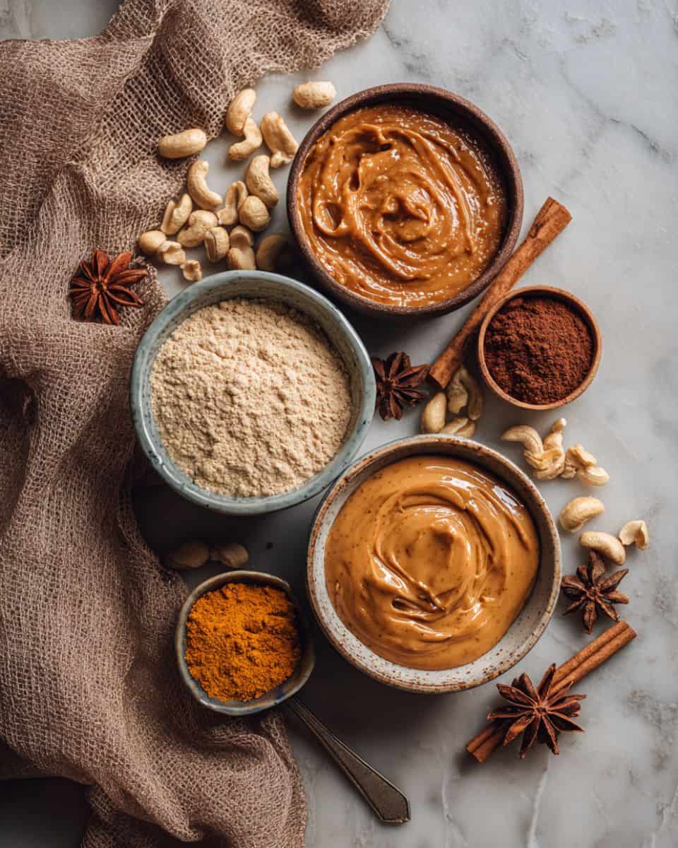 pumpkin-spice-donut-ingredients.jpg Ingredients for High Protein Pumpkin Spice Donut Holes
