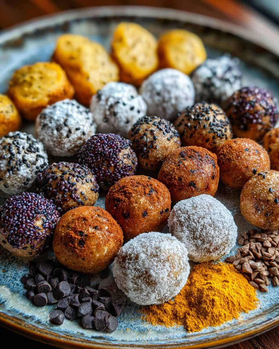 donut-hole-toppings-ideas.jpg Topping Ideas for Pumpkin Spice Donut Holes