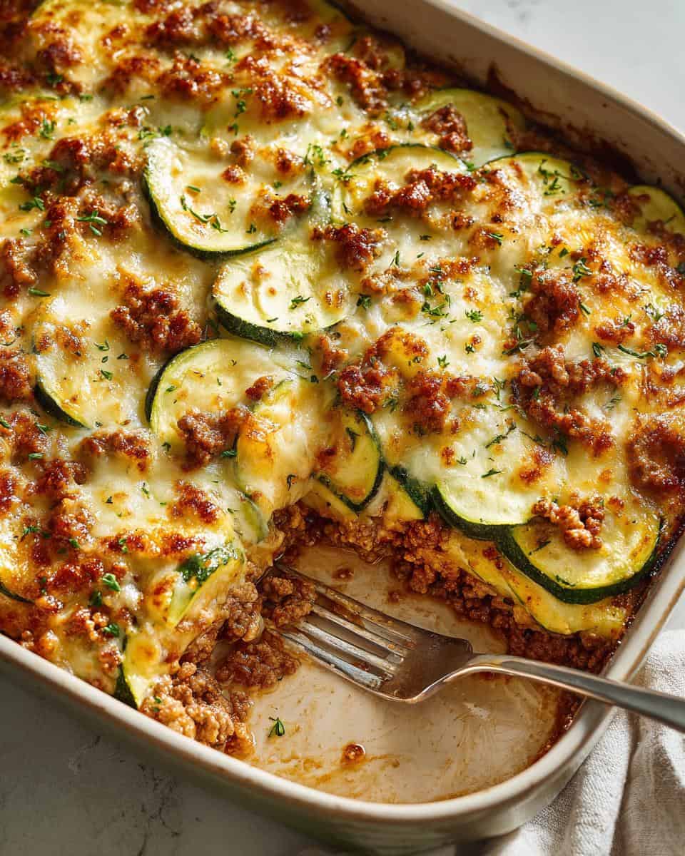 zucchini casserole recipes with ground beef - detail 1