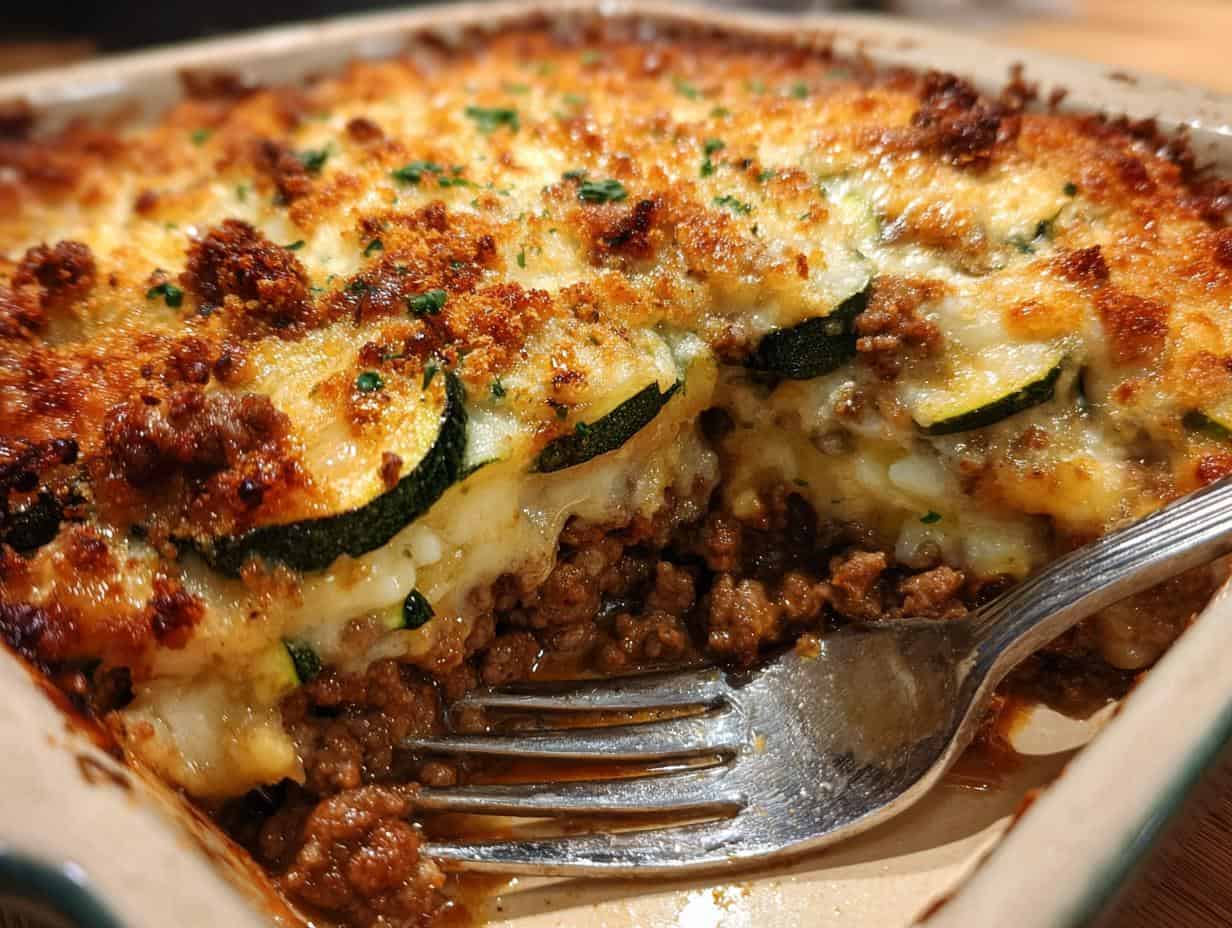 Hearty Zucchini Casserole Recipes with Ground Beef – 1 Pan Magic