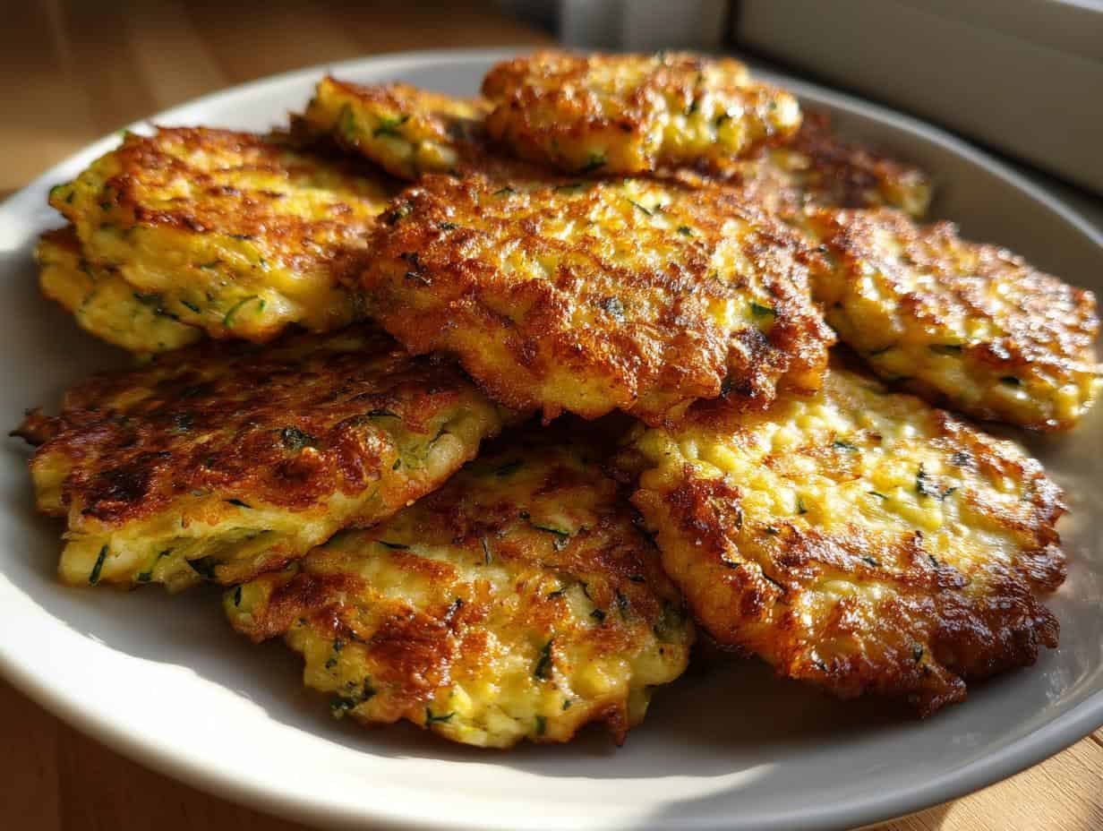Unbelievably Tasty 5-Ingredient Zucchini Fritters Recipe