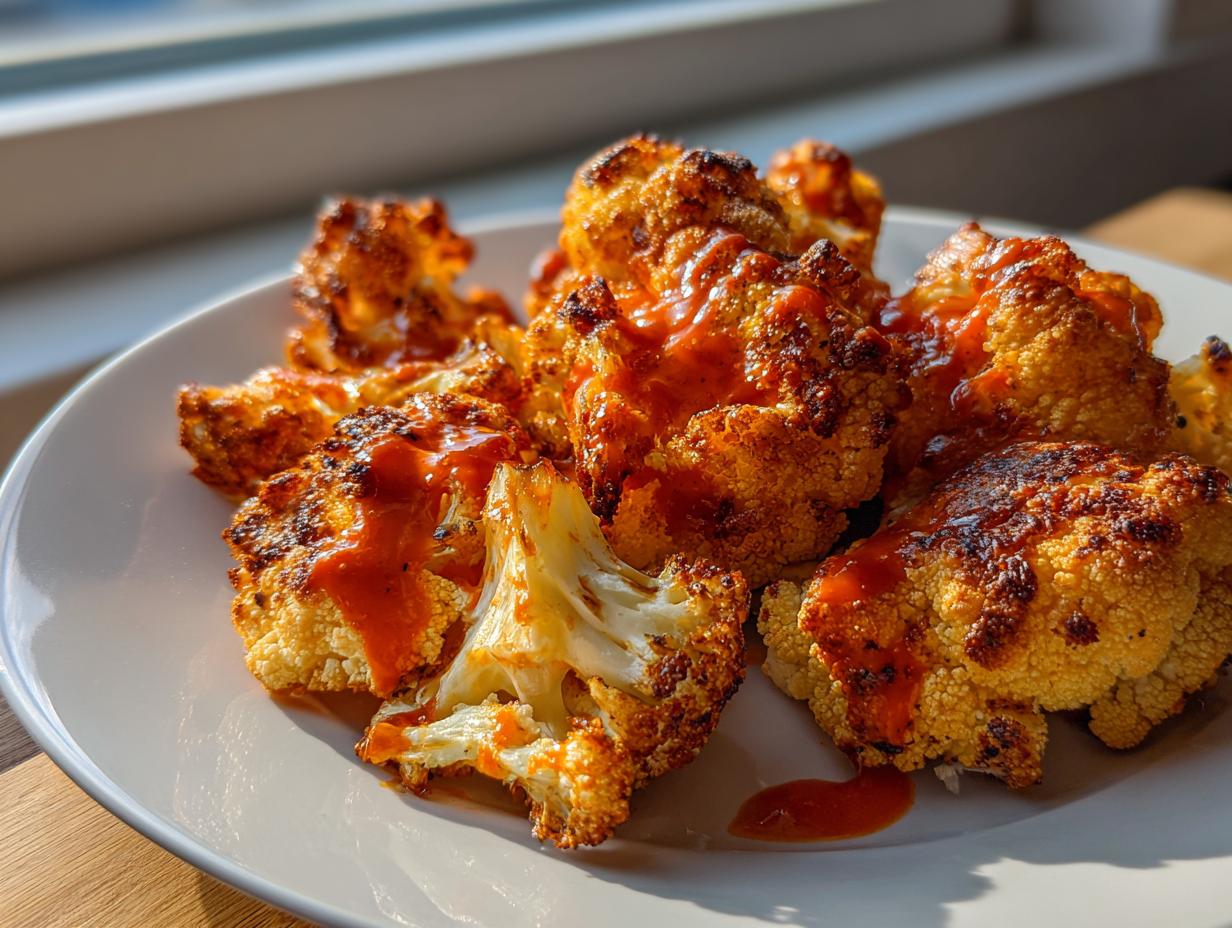Unbelievable Air Fryer Buffalo Cauliflower in 15 Minutes