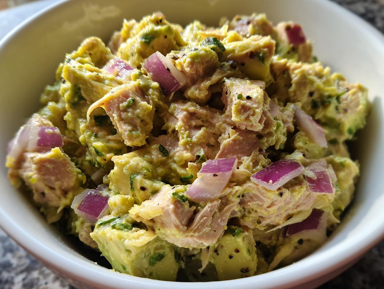 Avocado Tuna Salad Recipe: Deliciously Easy 5-Minute Meal
