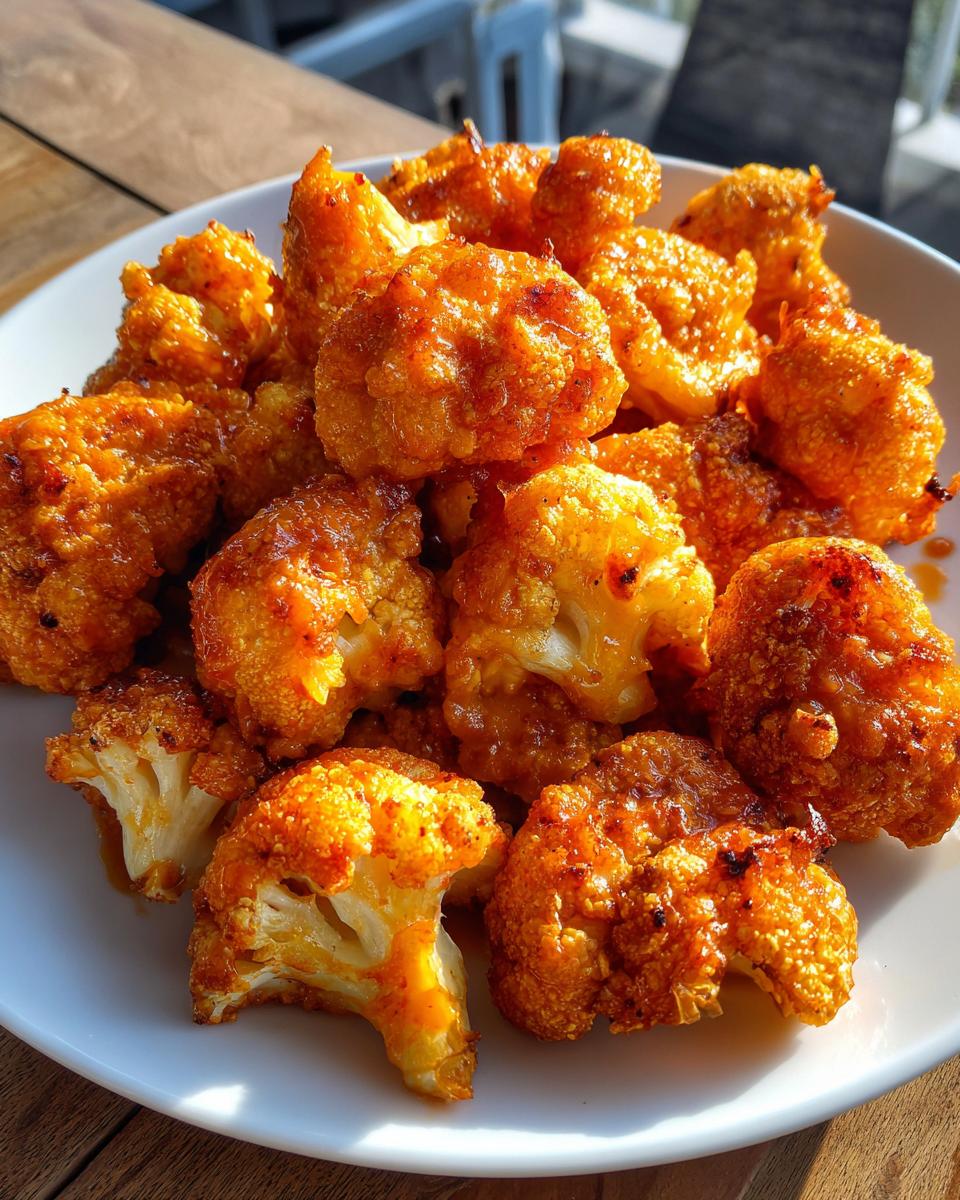 Cauliflower Buffalo Bites {with video} - detail 1