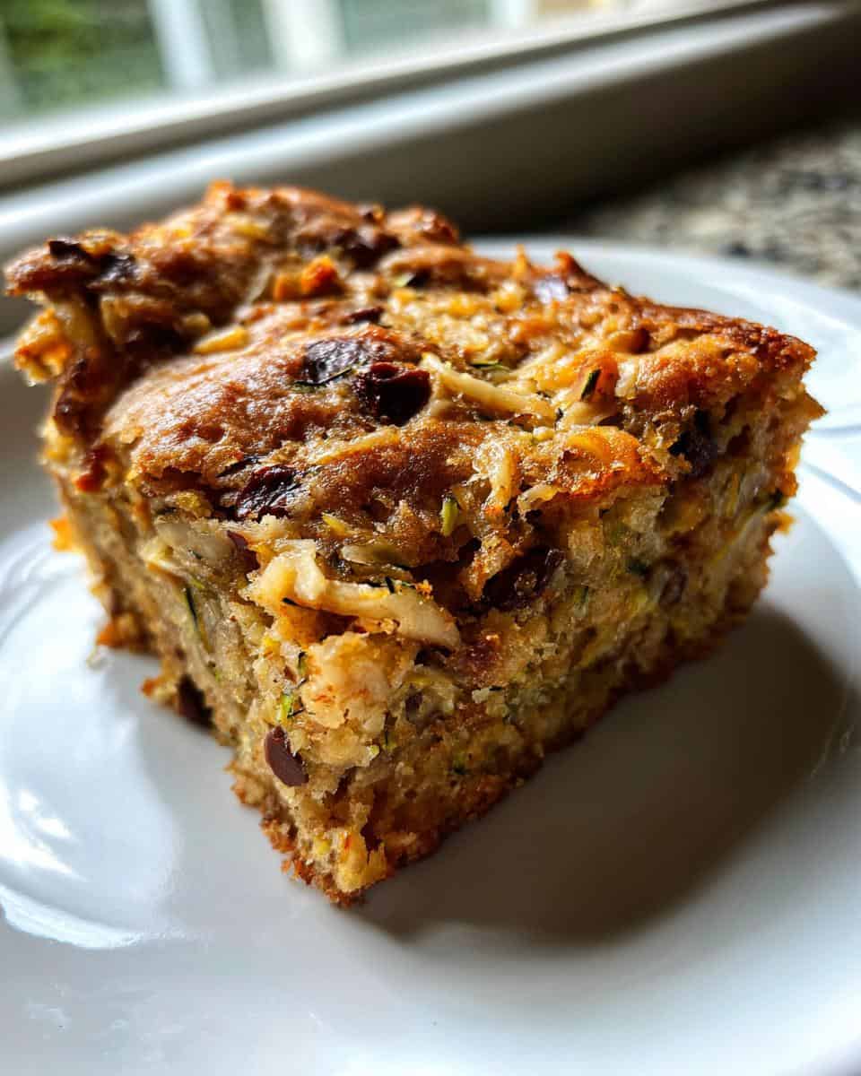 Chewy Butterscotch Zucchini Blondies - detail 2