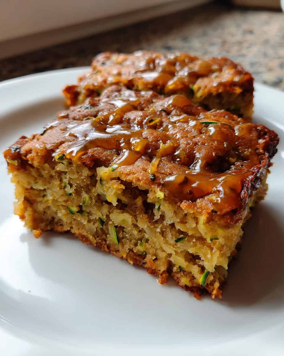 Chewy Butterscotch Zucchini Blondies - detail 3