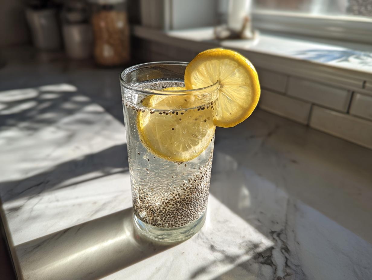 Chia Seed Drink for a Healthy Boost
