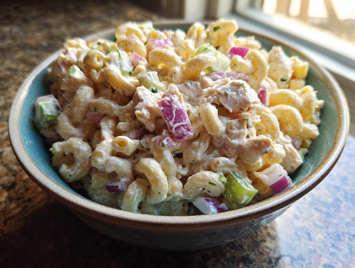Disgustingly Easy Chicken Macaroni Salad in Just 2 Hours