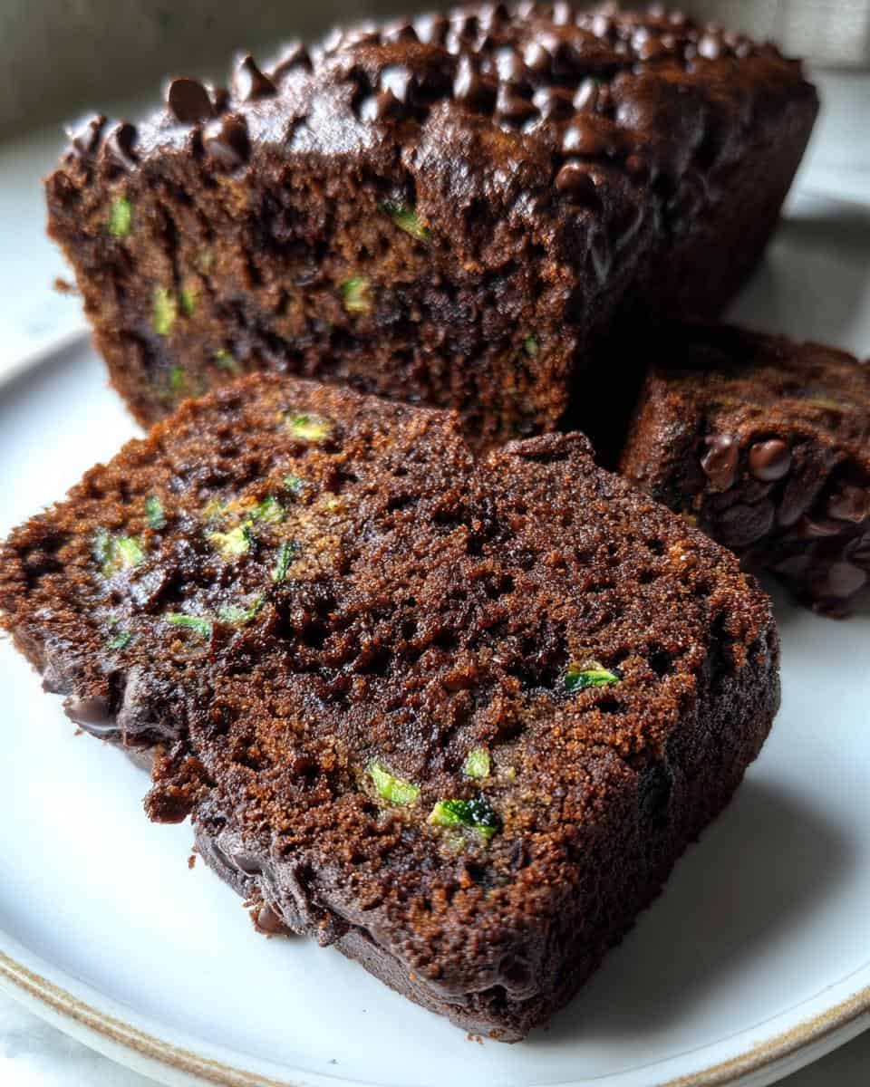 Chocolate Zucchini Bread - detail 1