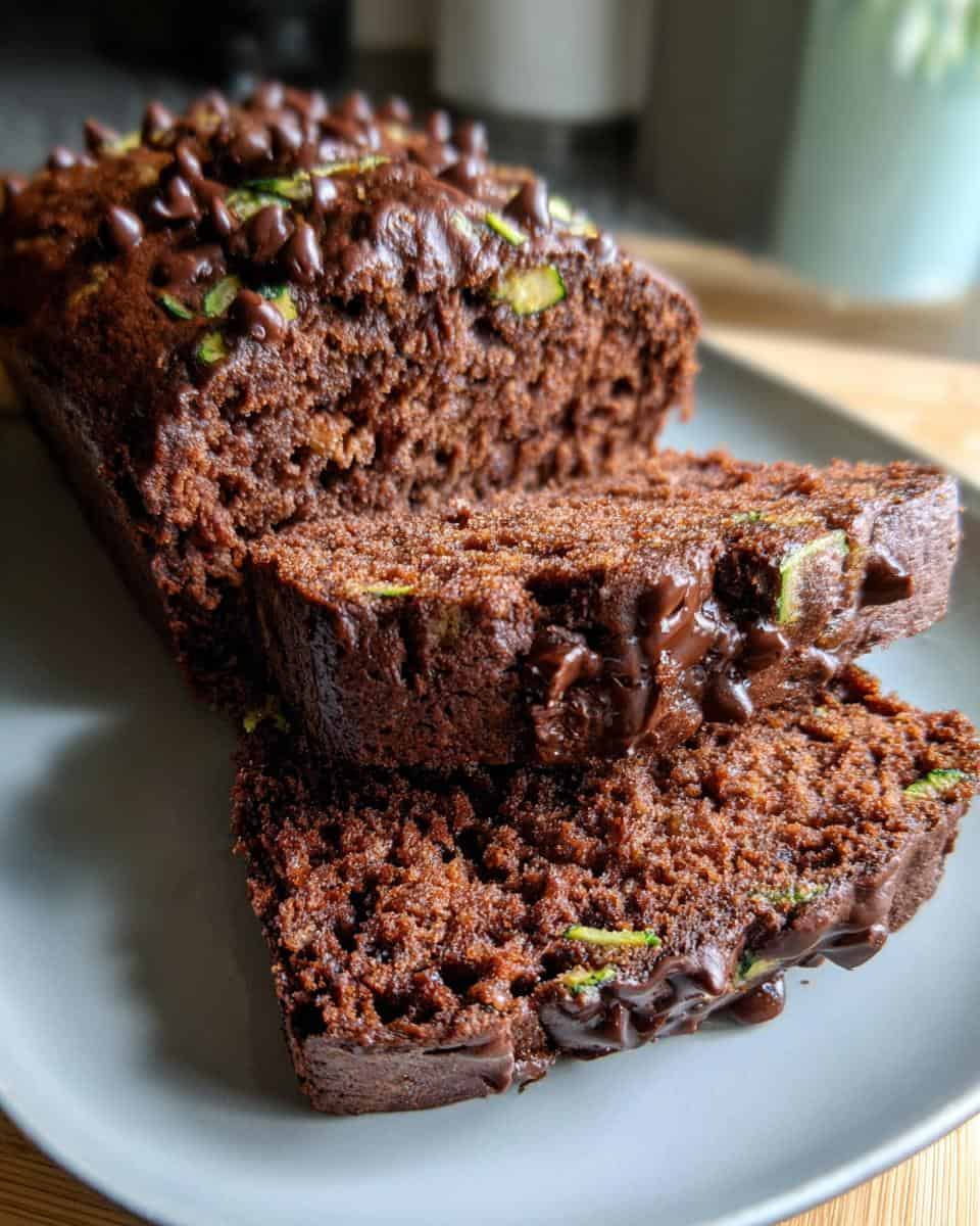 Chocolate Zucchini Bread - detail 2