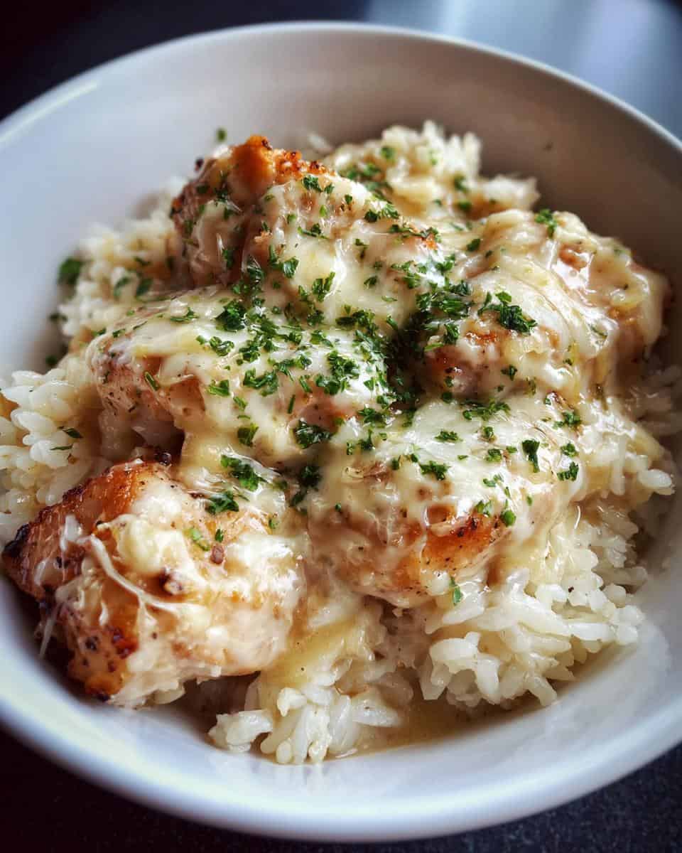 Creamy French Onion Chicken and Rice Recipe - detail 1