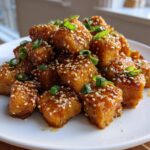 Crispy Honey Garlic Tofu