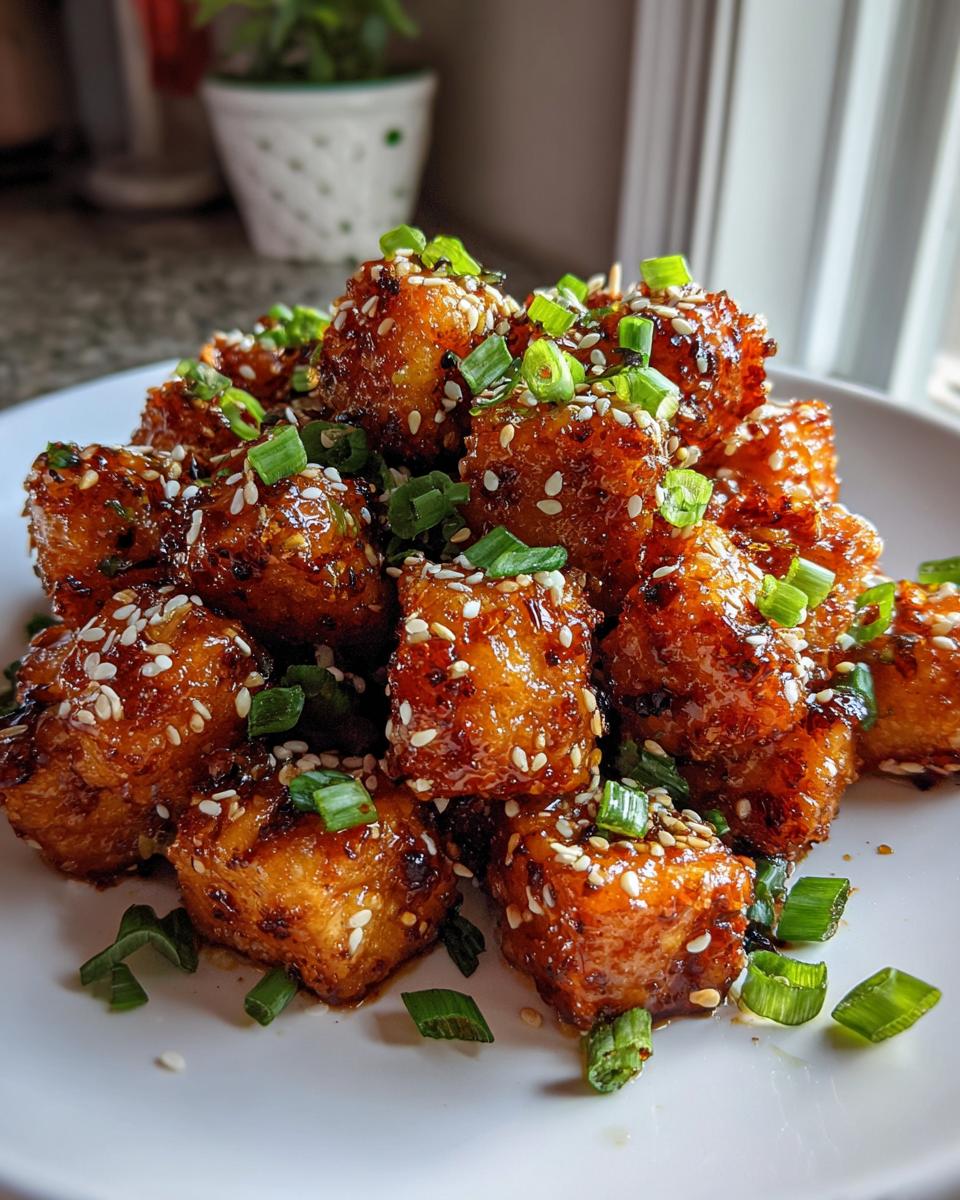 Crispy Honey Garlic Tofu - detail 2