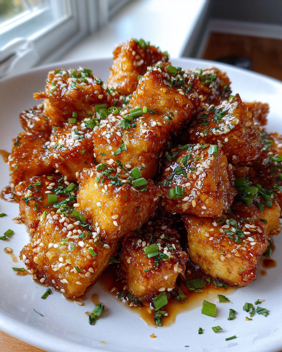 Crispy Honey Garlic Tofu - detail 3