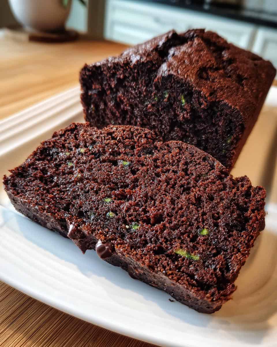 Double Chocolate Zucchini Bread - detail 2