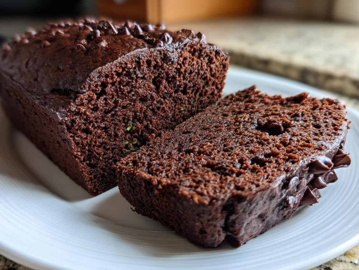 Unbelievably Delicious Double Chocolate Zucchini Bread