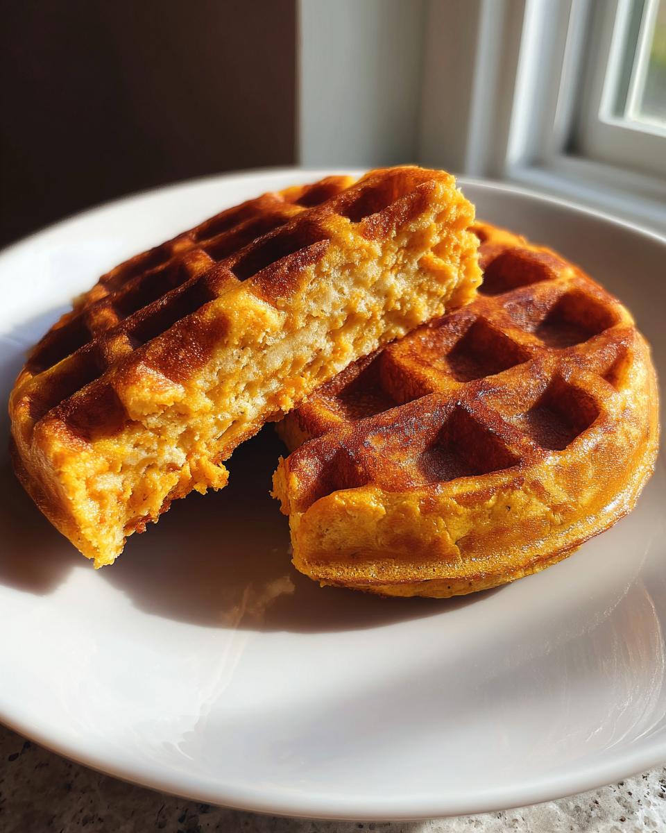 Easy Pumpkin Keto Chaffles - detail 2