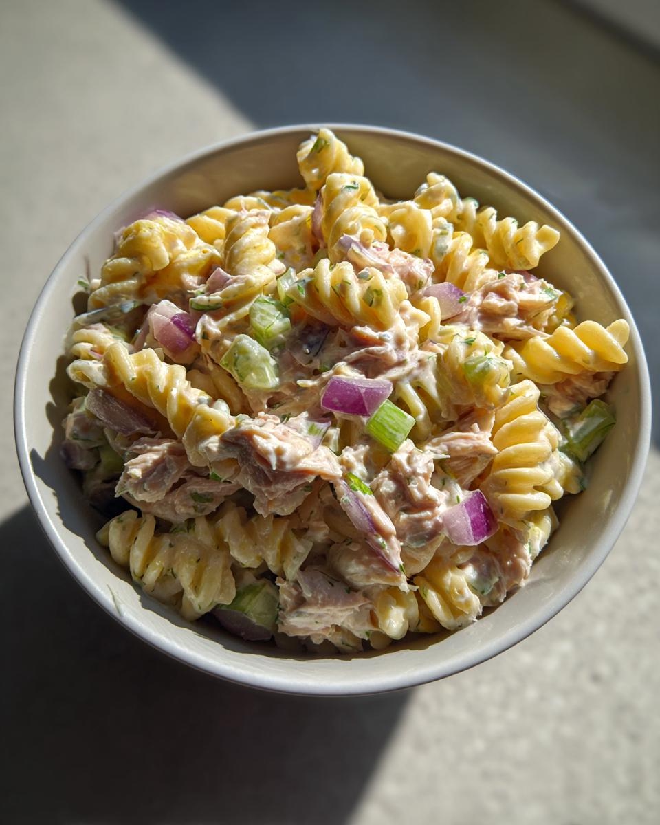 Fast Dill Pickle Tuna Pasta Salad - detail 3
