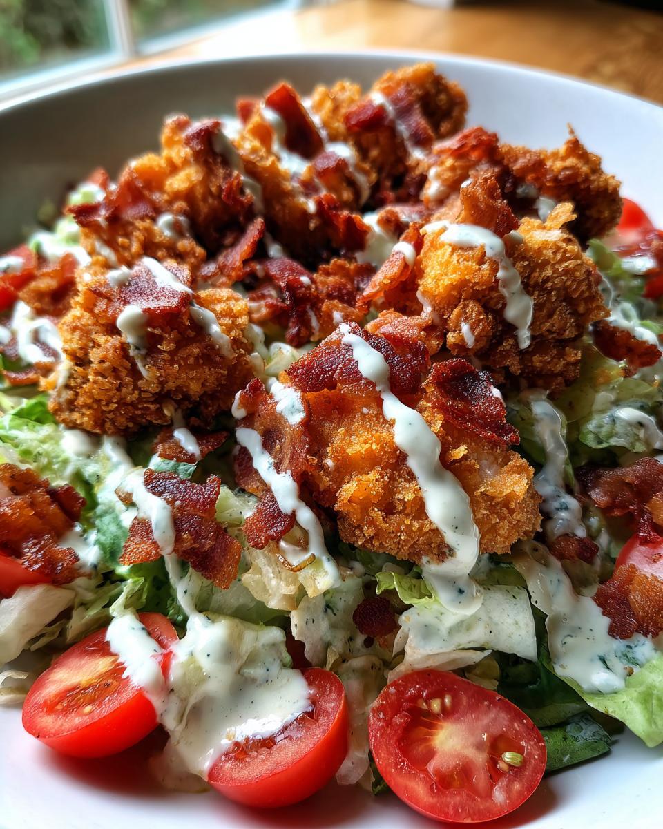 Flavorful Fried Chicken Blt Salad - detail 2