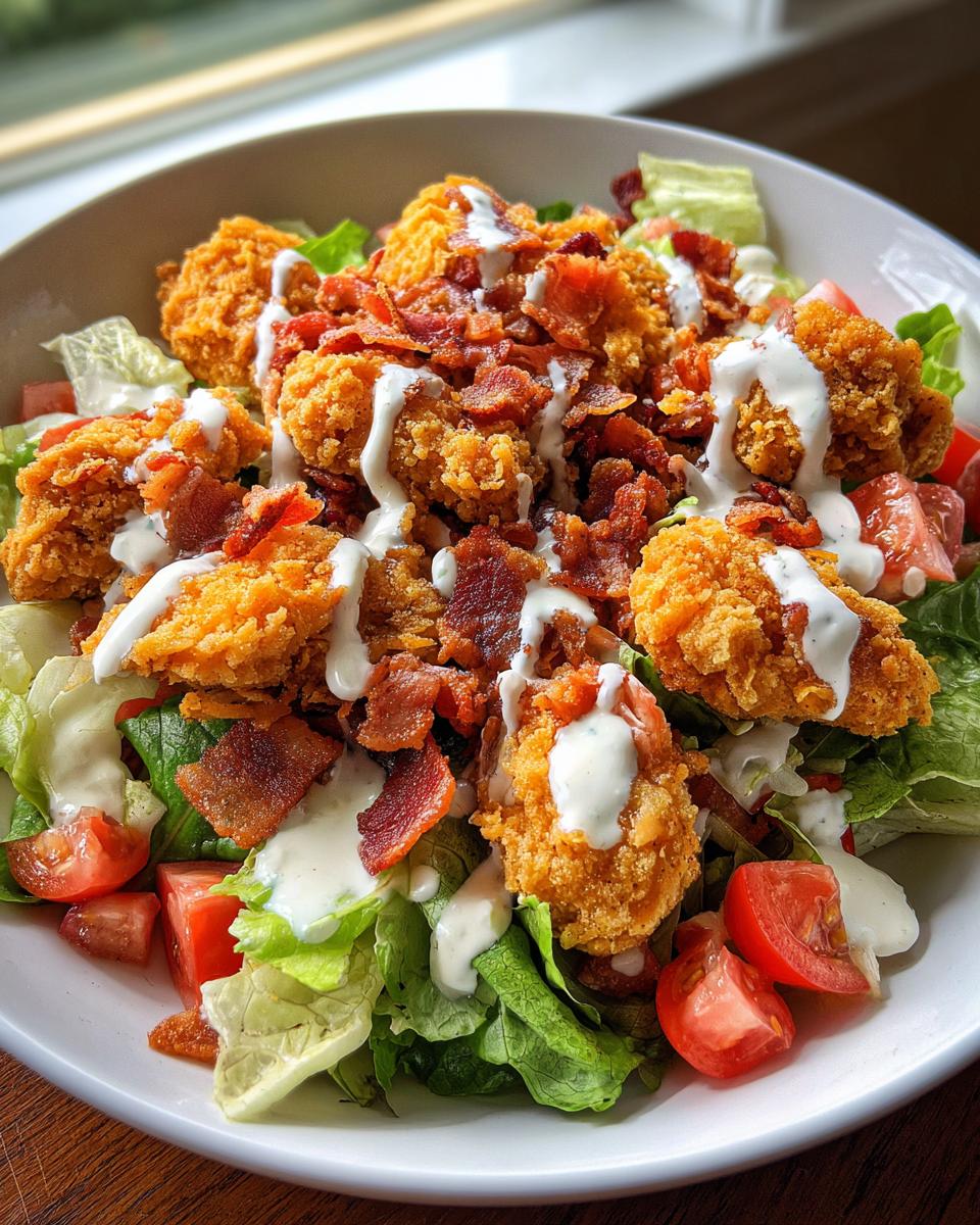 Flavorful Fried Chicken Blt Salad - detail 3