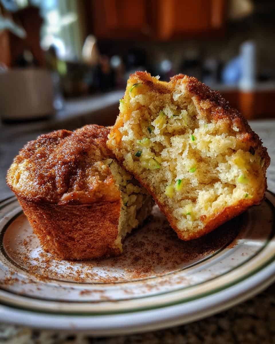 Fluffy Snickerdoodle Zucchini Muffins - detail 3