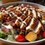 Fresh Lemon Grilled Chicken Blt Salad