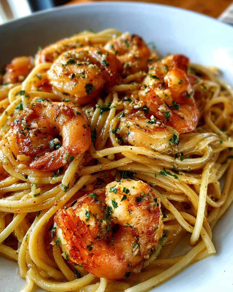Garlic Butter Shrimp Pasta - detail 1