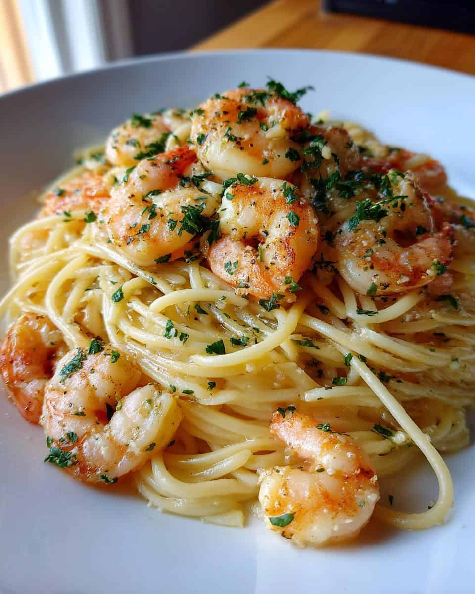Garlic Butter Shrimp Pasta - detail 3
