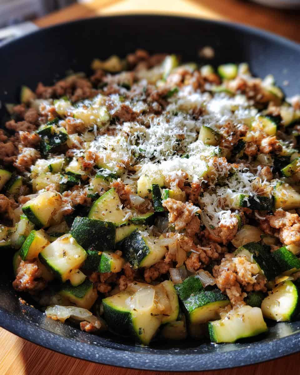 Ground Turkey and Zucchini Skillet - detail 1