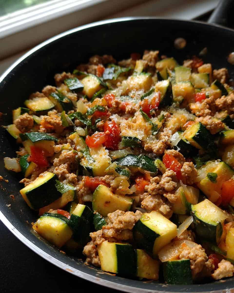 Ground Turkey and Zucchini Skillet - detail 3